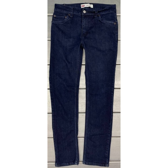 Levis 510 Skinny Jeans Mens 29x29 Navy Dark Wash Stretchy - Picture 1 of 12